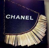 Colar CHANEL Inspired Banhado a Ouro